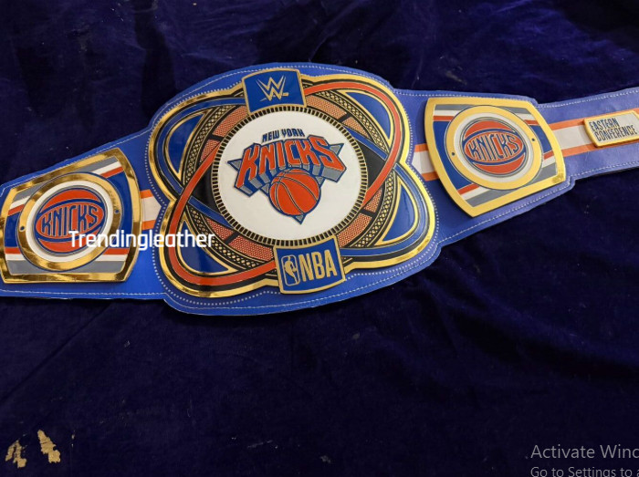 New York Knicks Legacy Title Belt Championship Belt Adult Size Replica