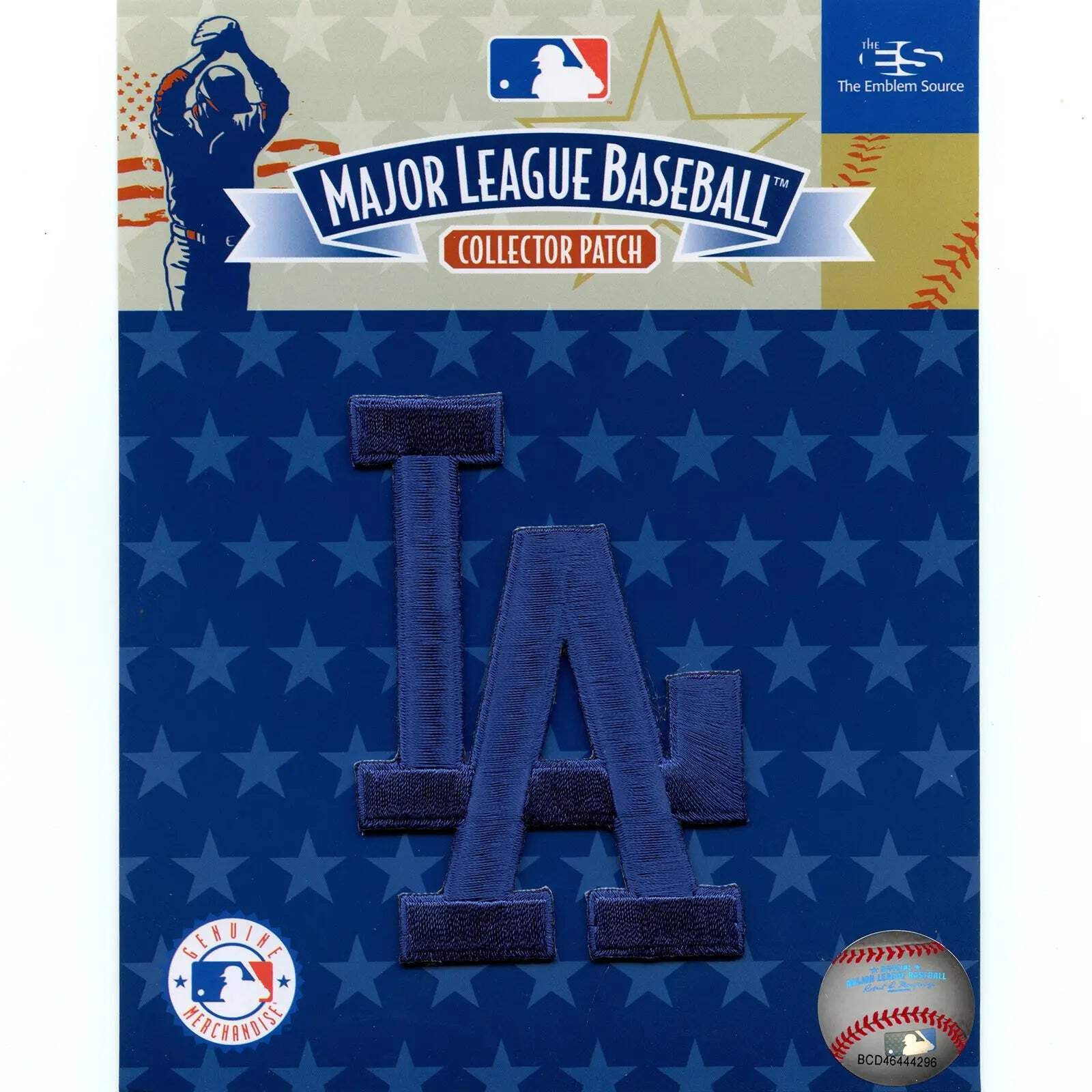 Los Angeles Dodgers L.A. Letter Solid Blue Sleeve Emblem Jersey Patch MLB Logo