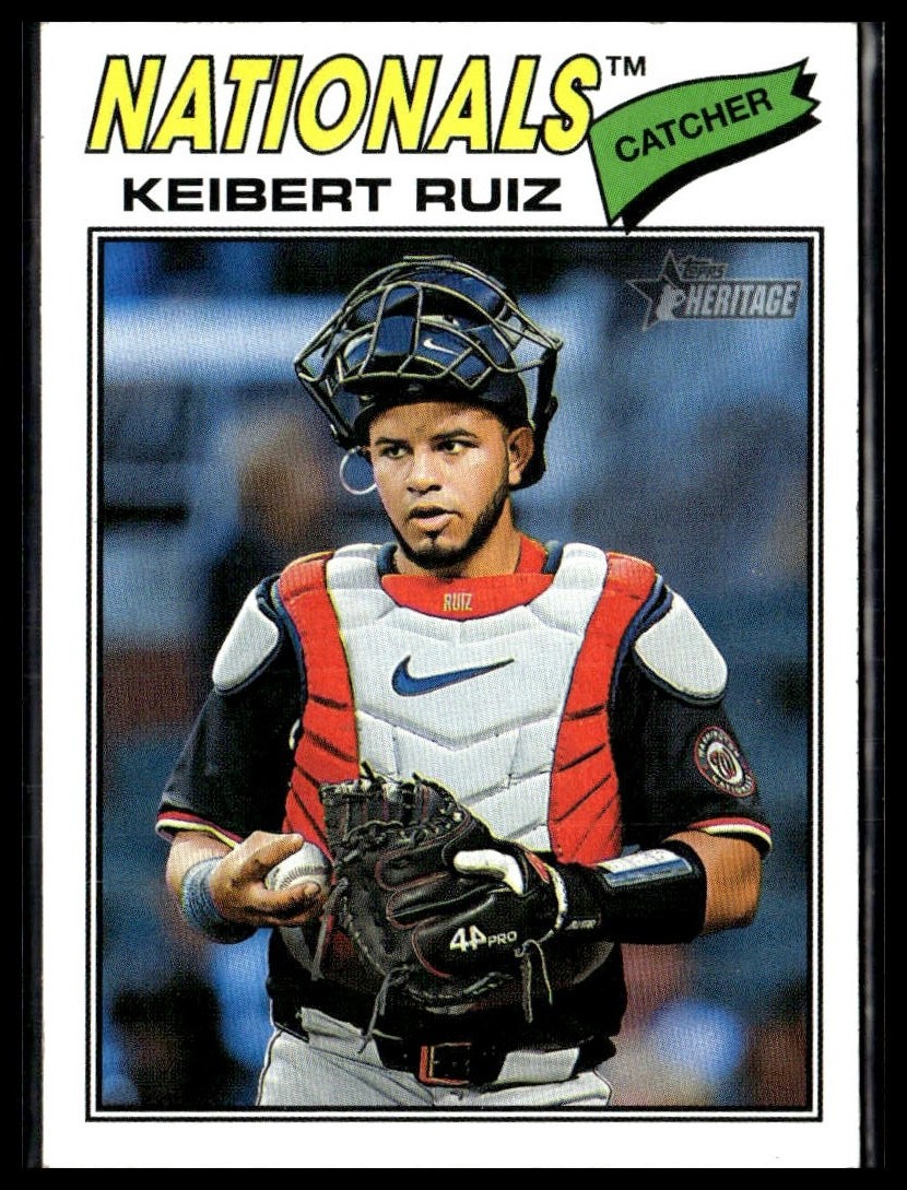 2026 Topps Heritage 201 Keibert Ruiz Washington Nationals Short Print SP