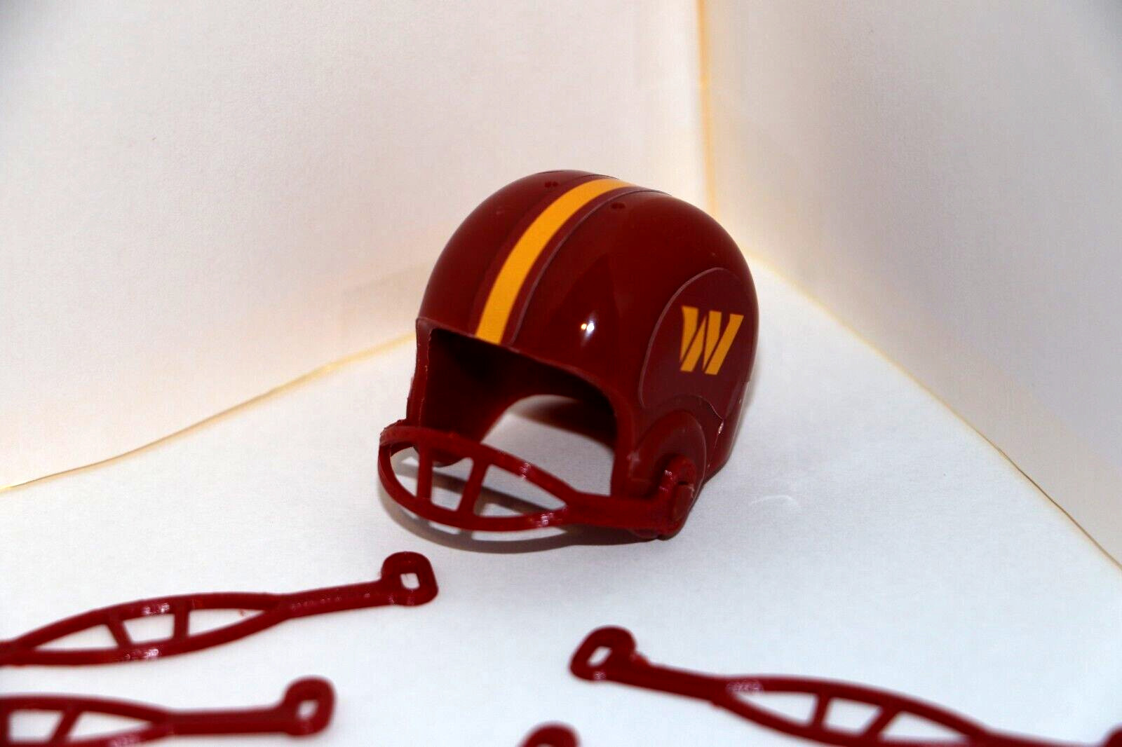 x10 Burgundy Facemasks Old Style Football Gumball Helmets OPI QB Miniature Mini