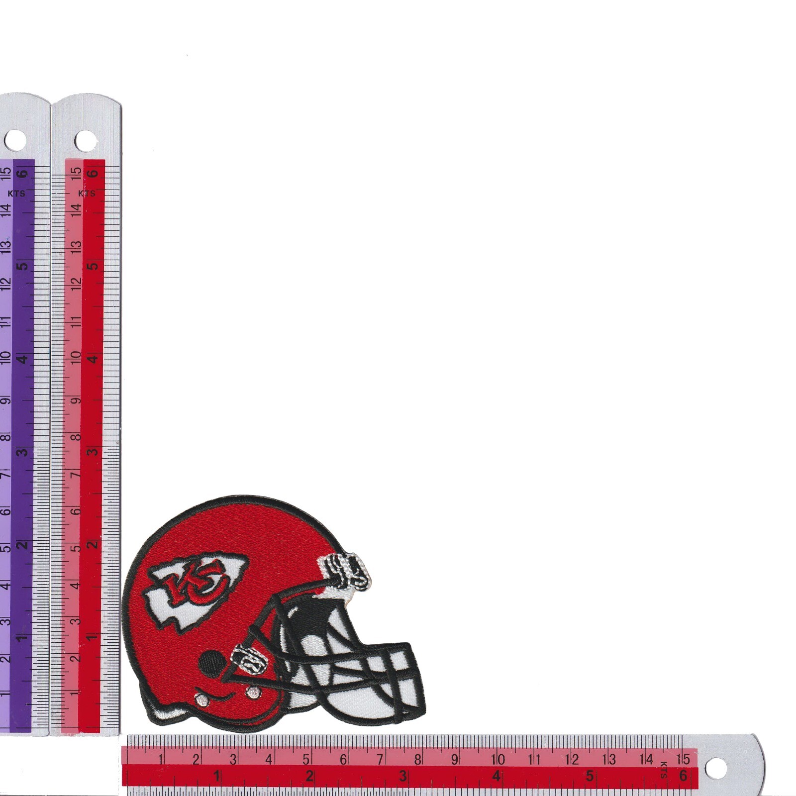 Wholesale Kansas City Chiefs Football Logo 3.2 in x 2.6 in Sew Iron on Patches