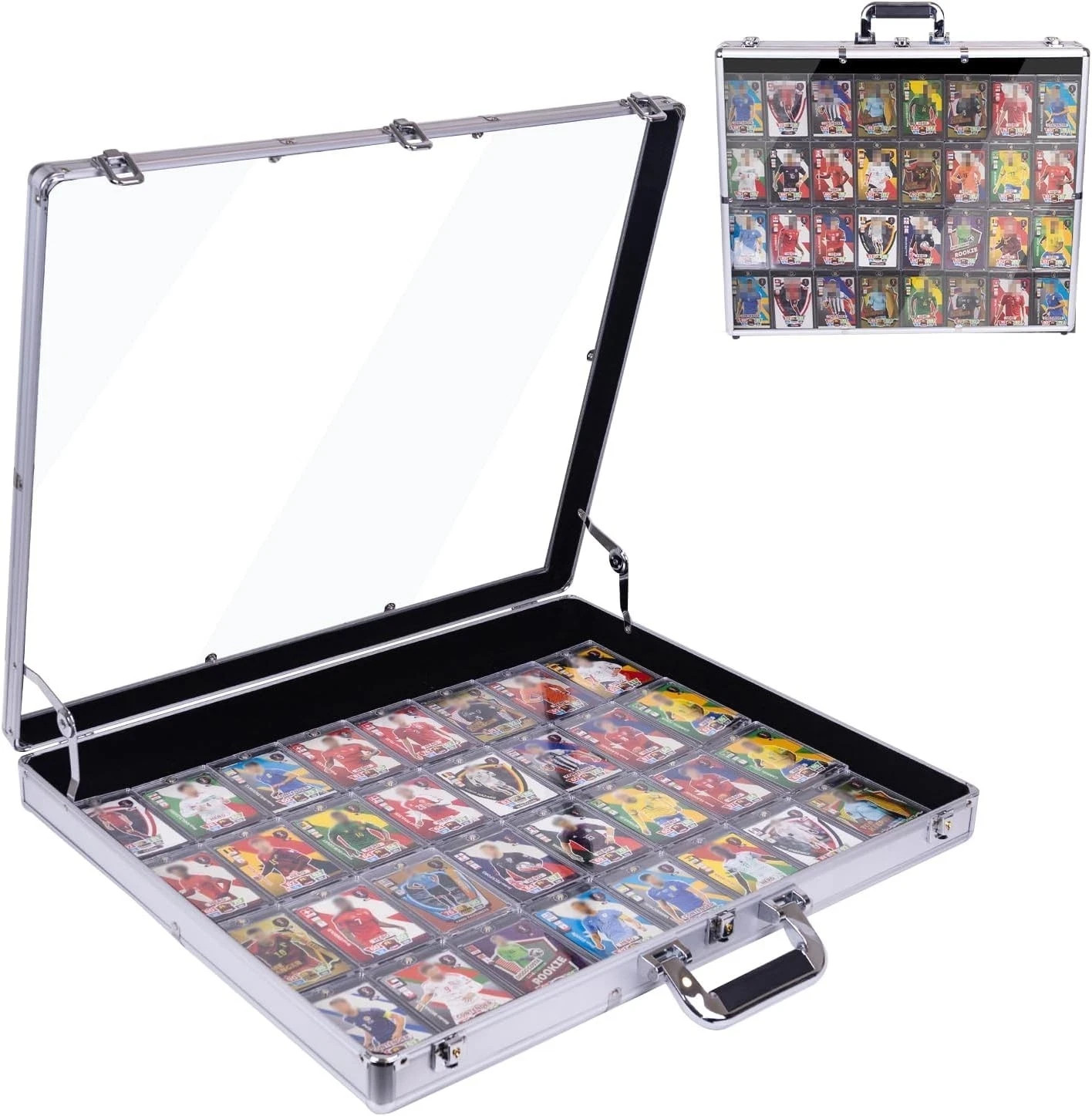 Card Show Display Case Large Aluminum 24 X20 Lockable Trading Card Display Case