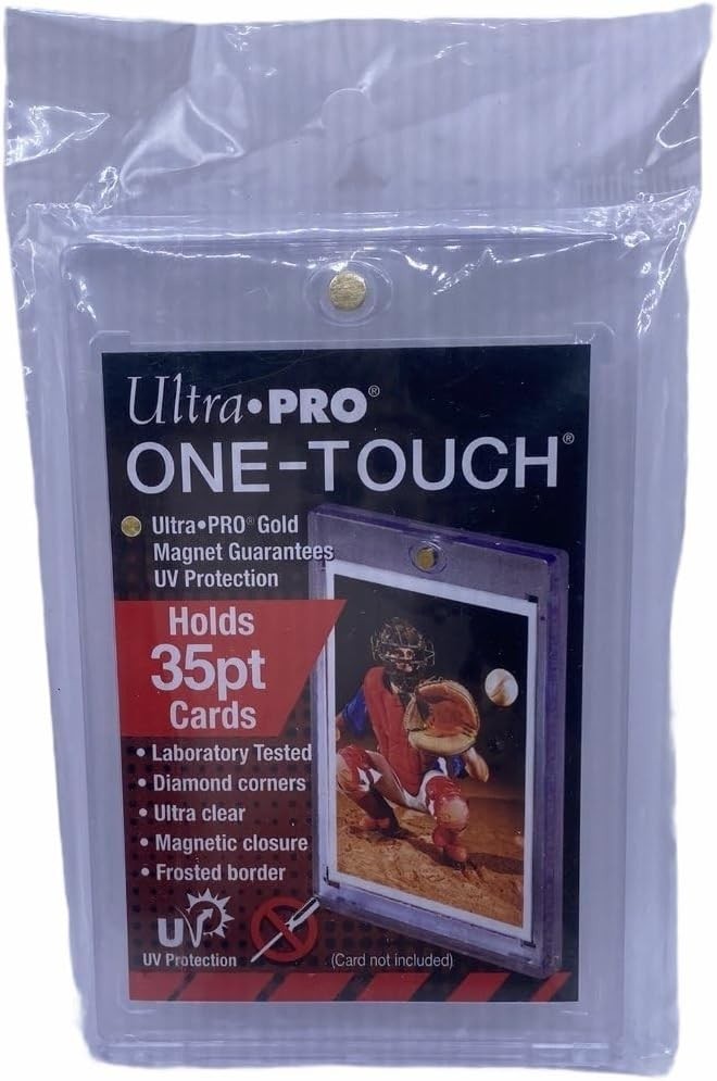 35 pt One-Touch Magnet Card Holder with UV Protection