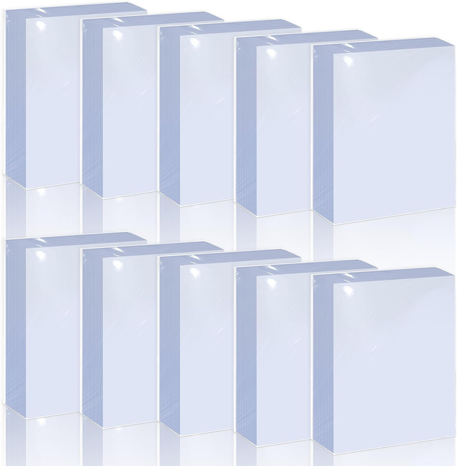 1000 Count Trading Card Sleeves Clear Soft Penny Sleeves Baseball Sports Cards