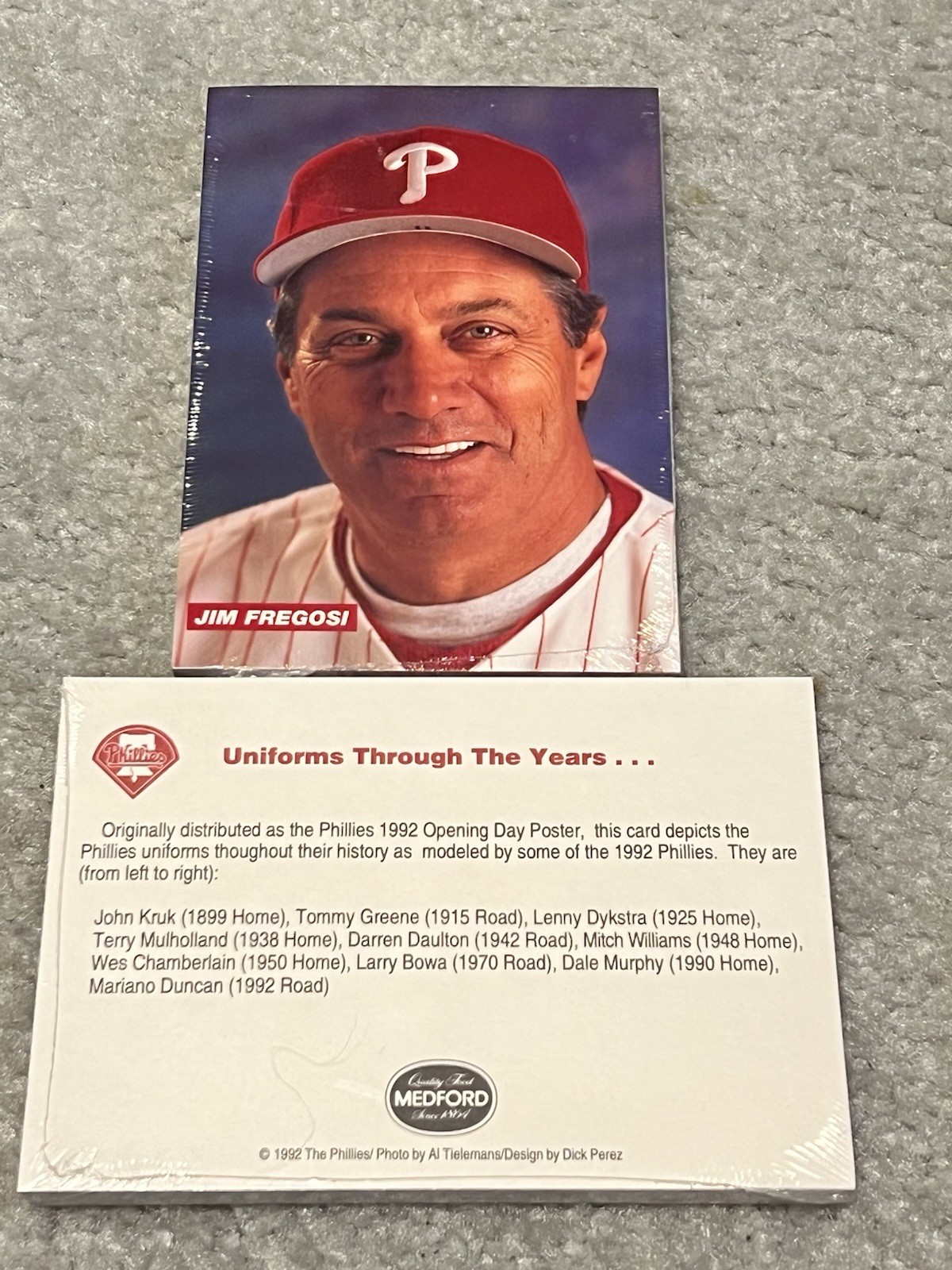Collection of 98 Philadelphia Phillies Team Issued Card Sets (see list below)
