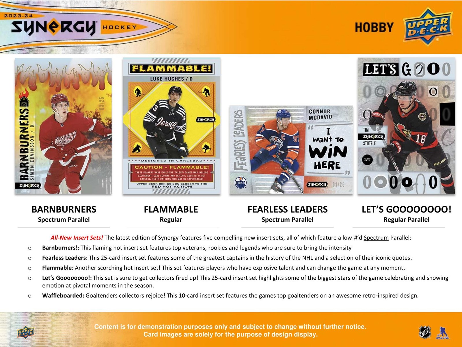 2023/24 UPPER DECK SYNERGY HOCKEY HOBBY BOX