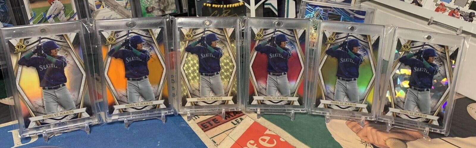 2022 Noelvi Marte Bowman Invicta Rainbow 1/1 /5 /25 /50 /150 Mariners Reds