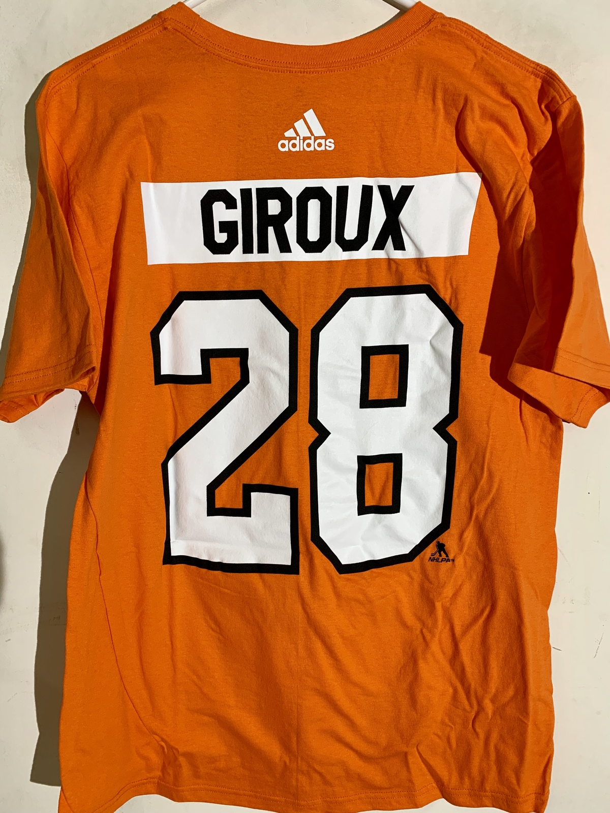 adidas NHL T-Shirt Philadelphia Flyers Claude Giroux Orange sz L