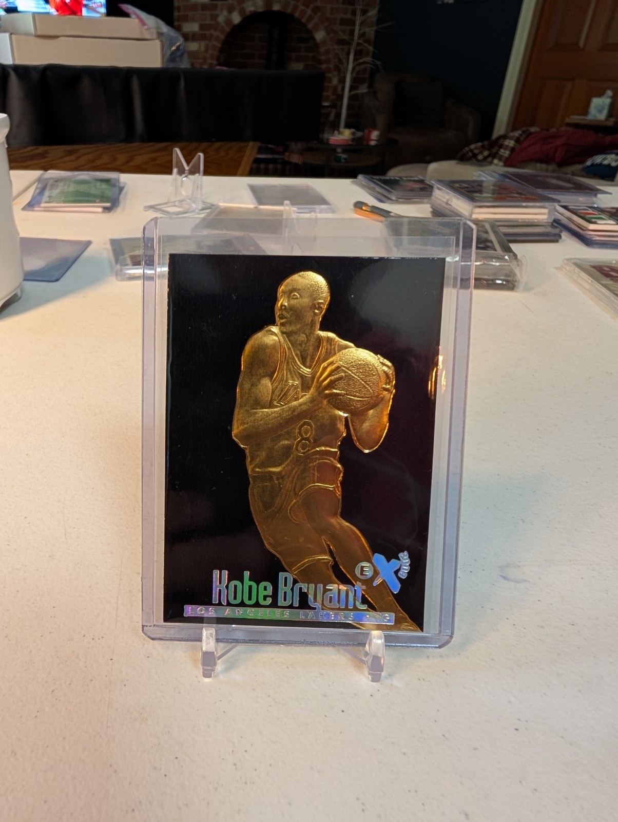 1996-97 Skybox E-X 2000 23ct Gold Kobe Bryant /5000 (RC)