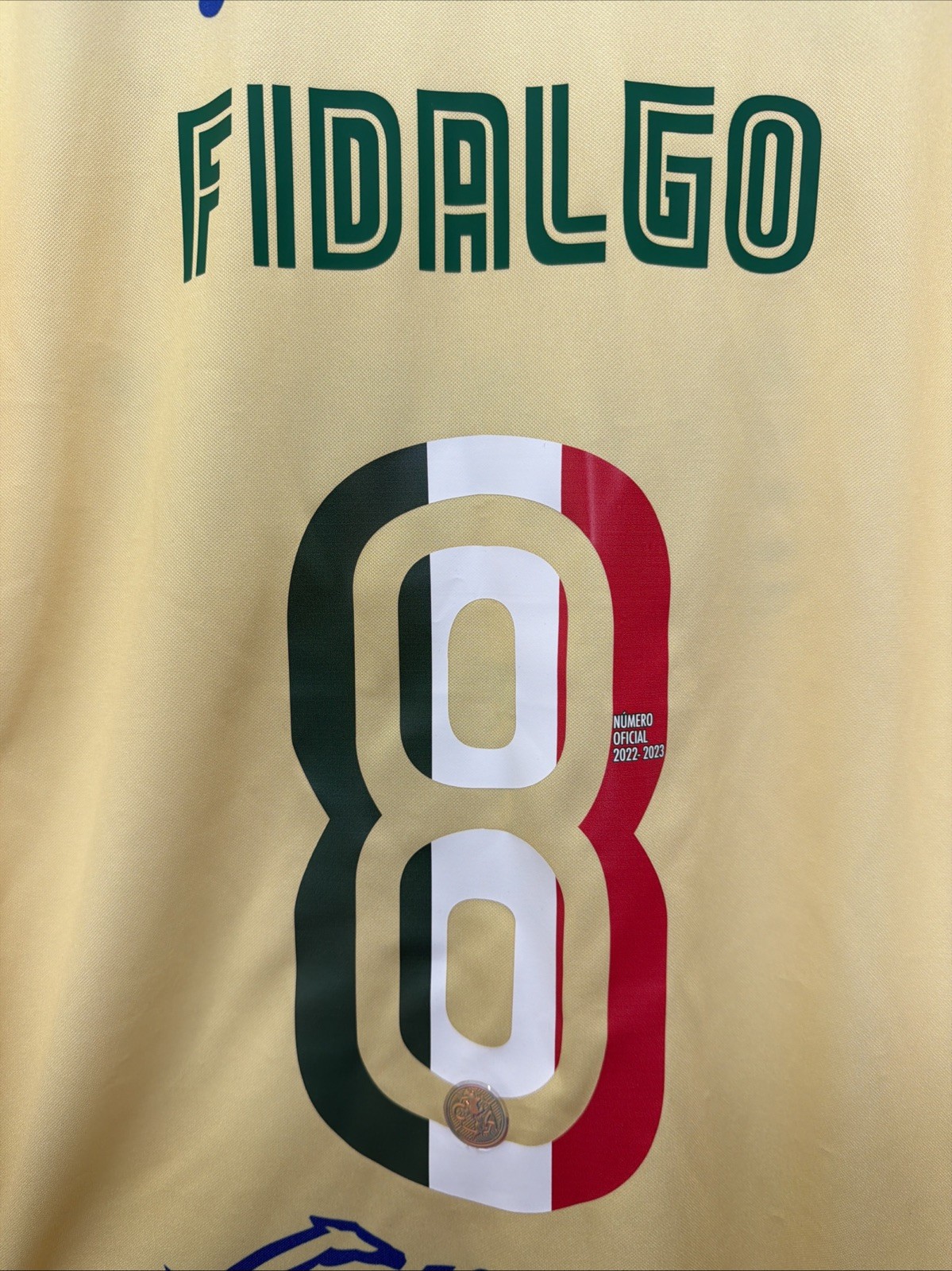 Fidalgo #8 Mens MEDIUM Nike Club America Home Patrio Jersey