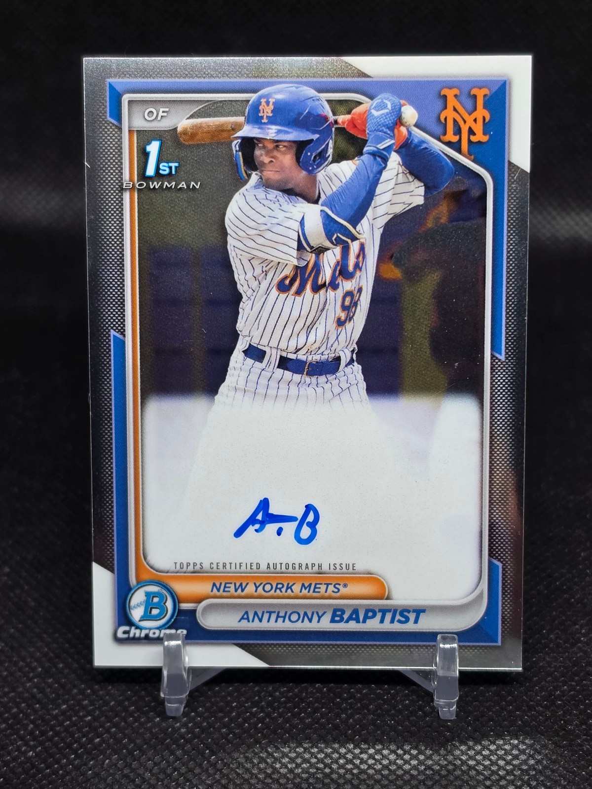 2024 Bowman Chrome – Anthony Baptist Auto 1st Bowman New York Mets CPA-AB