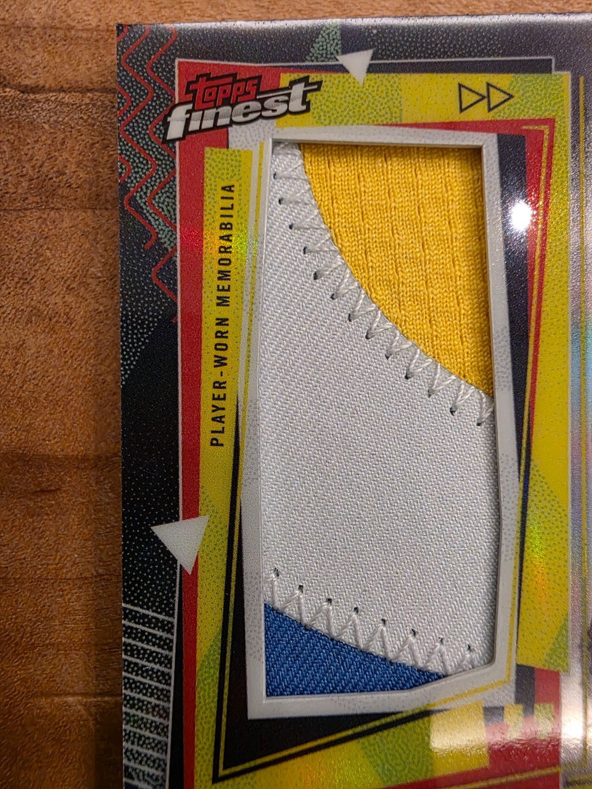 2026 Topps Finest Payton Tolle Rookie 3 Color Worn Patch Auto