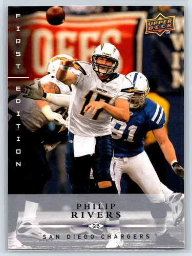 2008 Upper Deck First Edition #117 Philip Rivers San Diego Chargers HOF