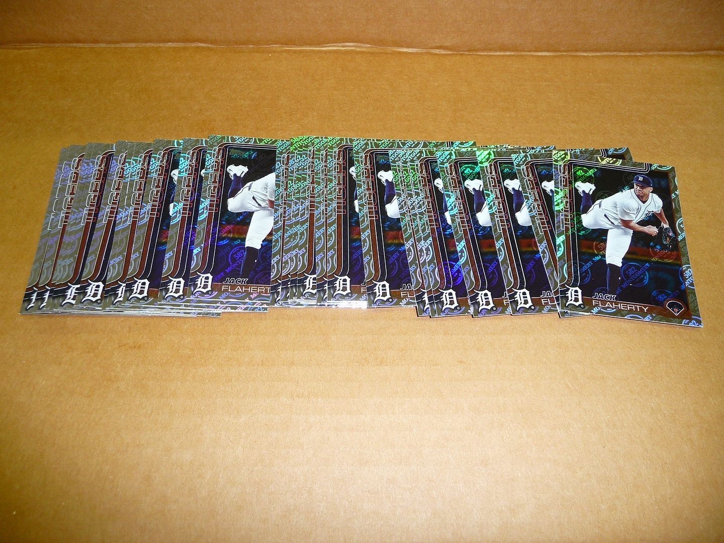 2025 Topps 582 MONTGOMERY CLUB FOIL LOT OF 35 CARDS JACK FLAHERTY TIGERS #504