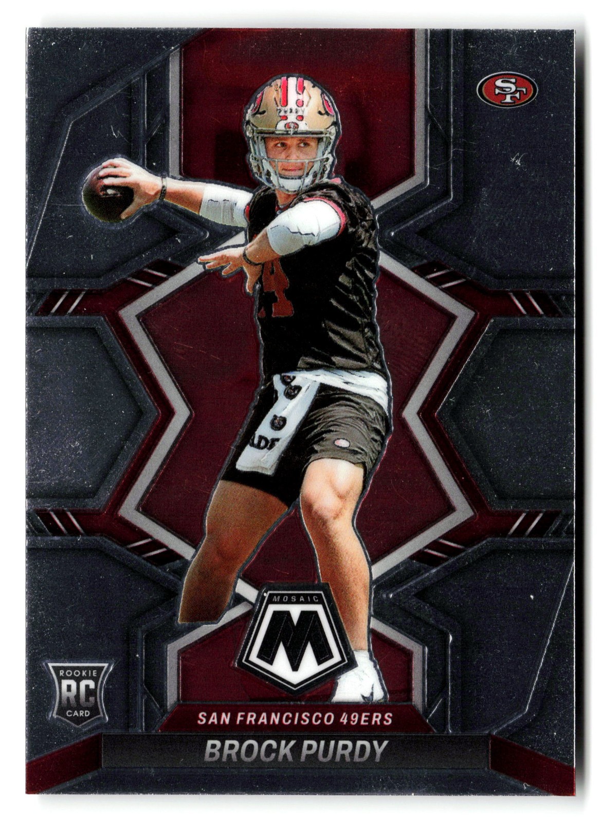 2022 Panini Mosaic Rookies Brock Purdy #367 RC 49ers
