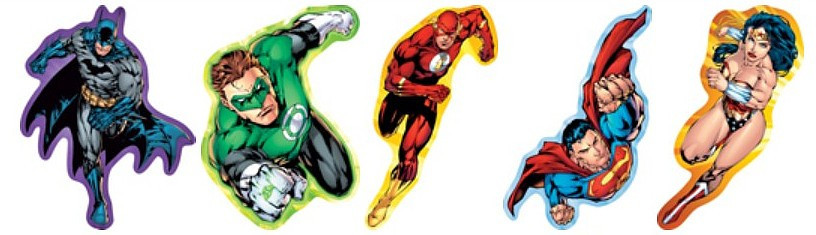 Justice League America Decal Stickers DC Comics Licensed Choose your item