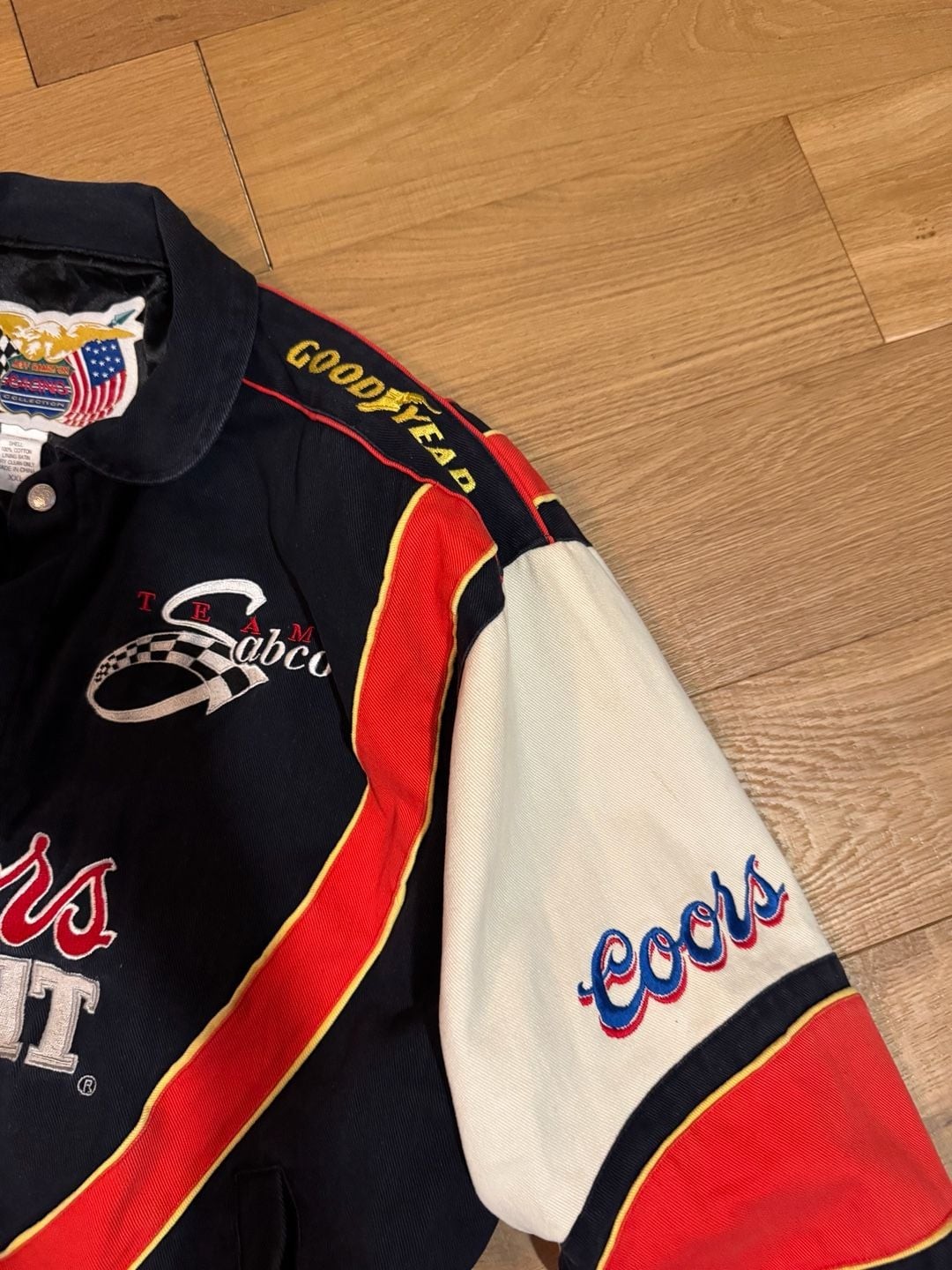 Vintage Jeff Hamilton Racing Collection Coors Light NASCAR Winston Cup Jacket