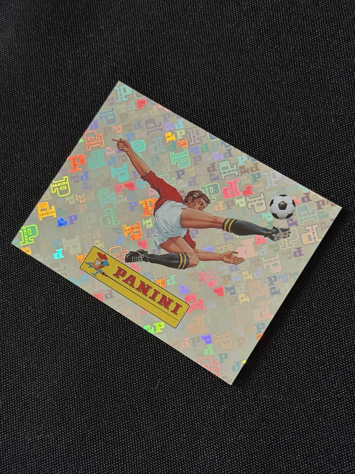2026 Panini FIFA World Cup – RARE Rainbow Foil Panini Logo Sticker #00