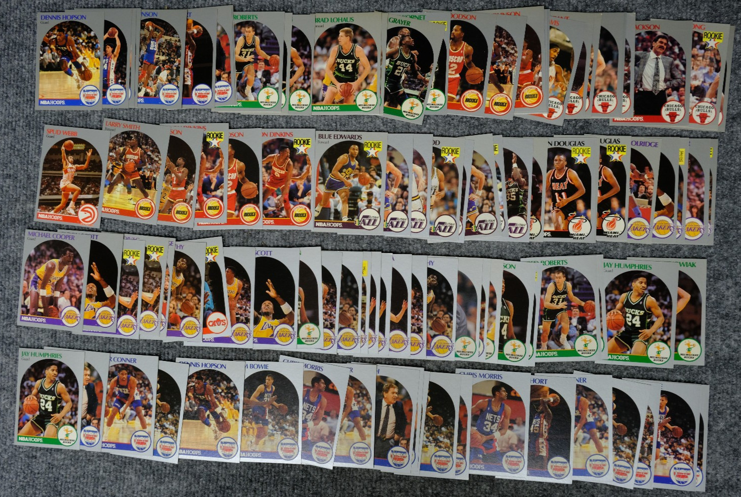 MASSIVE 2500+ 1980s-1990s Basketball Card Lot Stars HOF Inserts Topps Finest!