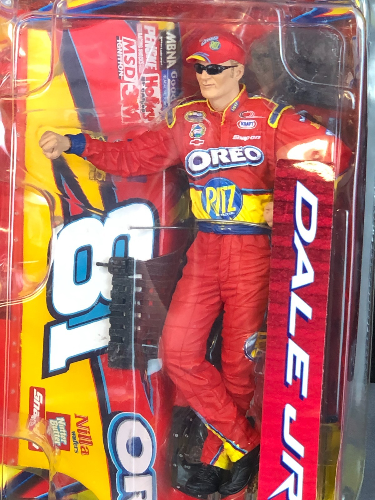 5 Action McFarlane DALE EARNHARDT SR/JR MARTIN TRUEX JR. Figure w/ Stand 6 1/2″