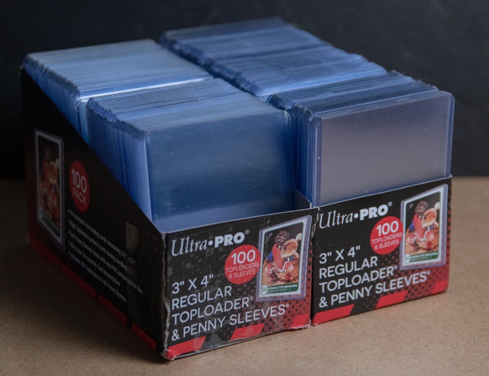 Ultra PRO 150+ Count Regular 3×4 Toploaders & Soft Protector Sleeve Card Set