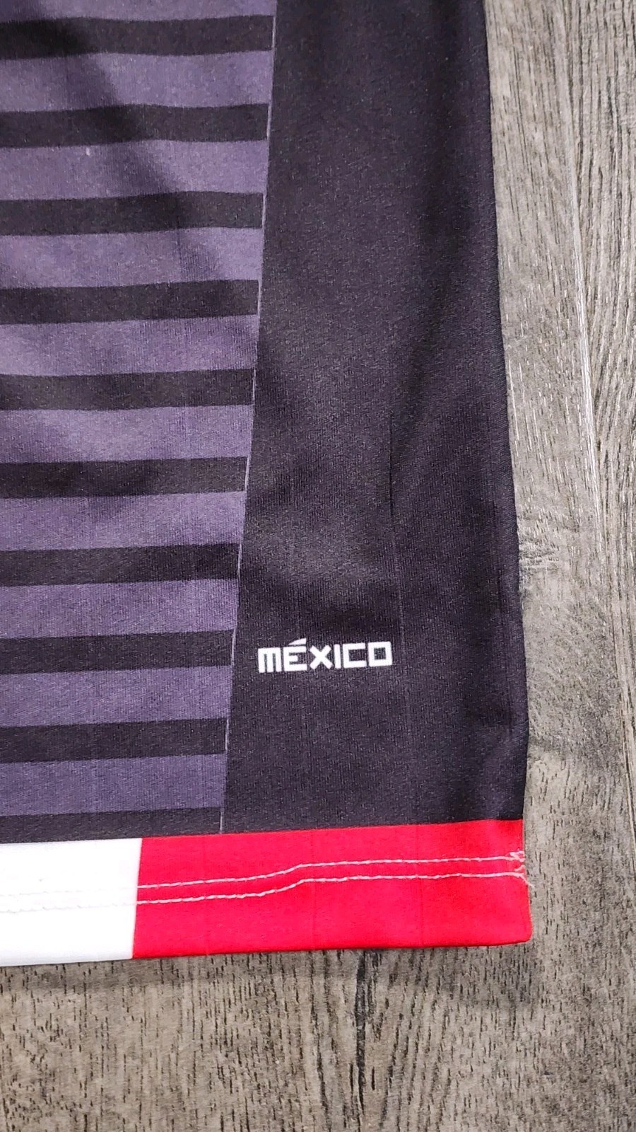 Mexico National Team FMF Soccer Jersey Men’s Black Green Graphic Shirt No Tag