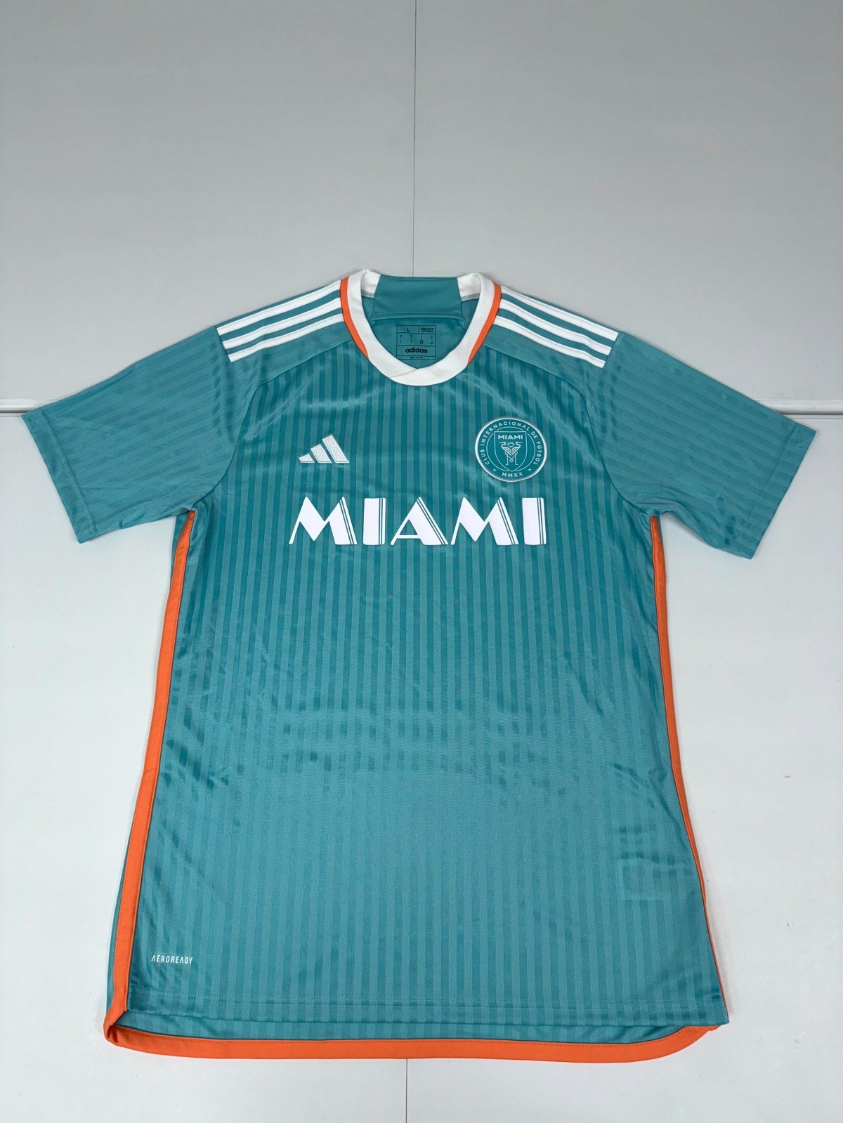 Adidas Inter Miami CF 24 Third Jersey Mens XL Blue MLS Soccer JJ1449 $120