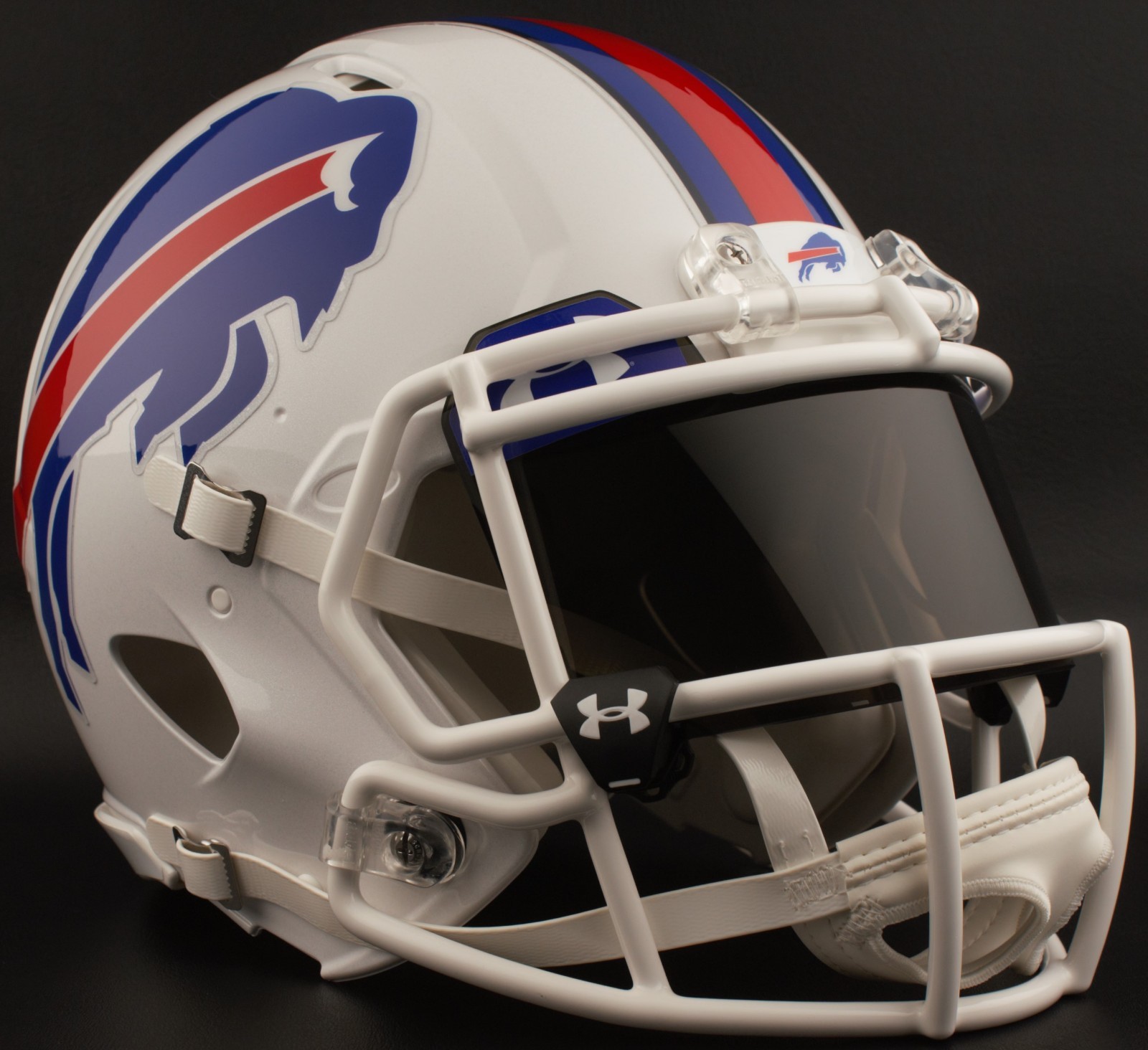 BUFFALO BILLS NFL Football Helmet with BLACK-TINT Visor / Eye Shield