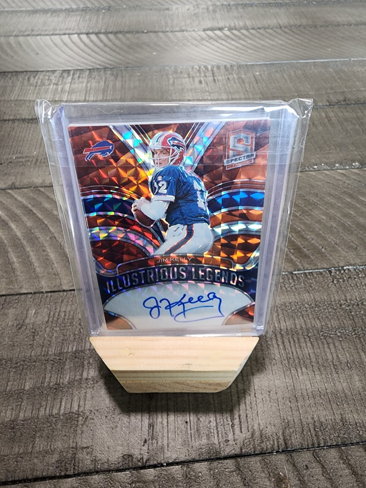 2022 Panini Spectra Illustrious Legends Autos Jim Kelly #ILS-JKE Complete Set