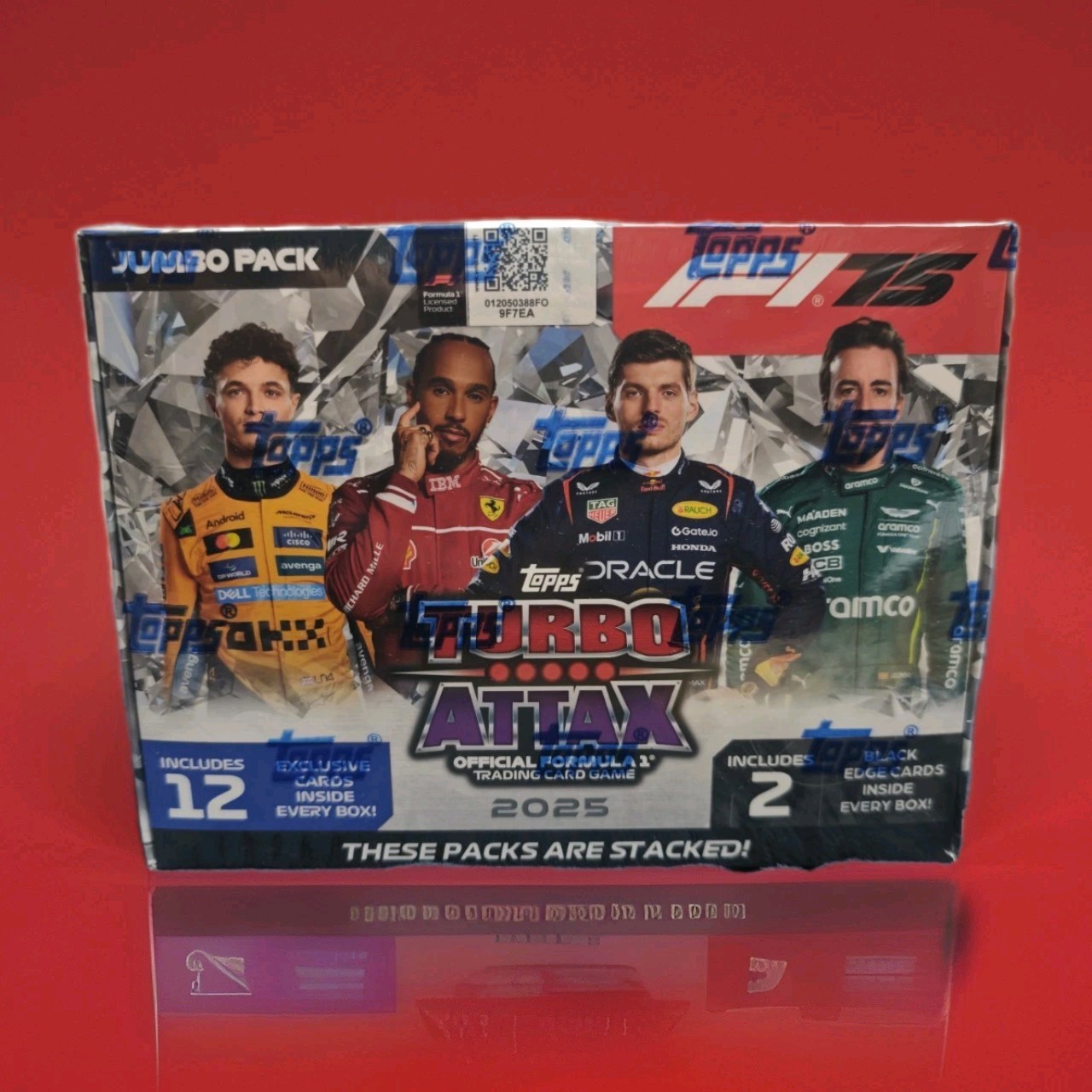 Topps Turbo Attax 2025 INDIA JUMBO PACK PARALLEL BOX – 8 NUMBERED + 2 BLACK EDGE