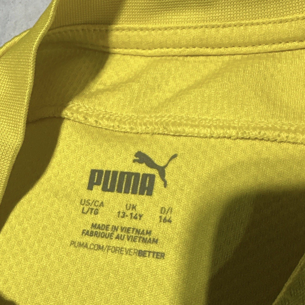 Borussia Dortmund 2020/2021 Home Puma Jersey BVB 09 SZ L Yellow 1&1 Drycell