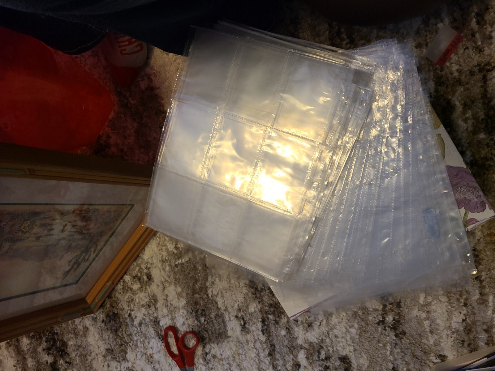 55 Sports Card Holding Sheets With 9 Pockets Per Page