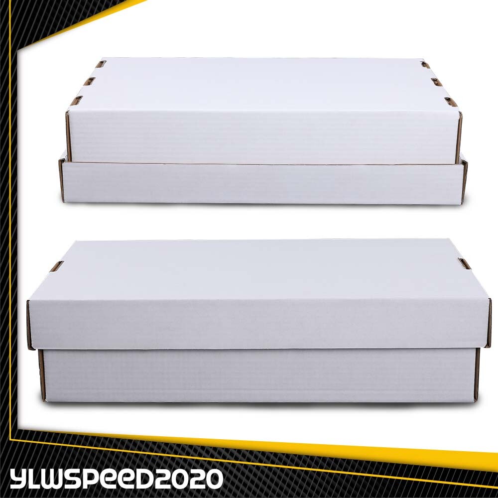 2PCS 3000 Count 3 Row Super Shoe Cardboard Trading/Gaming Card Storage Boxes