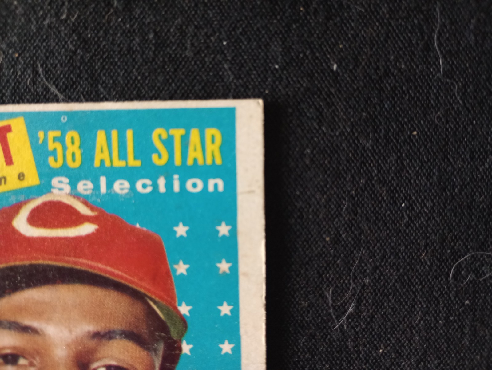 1958 Frank Robinson all star Topps 484 card