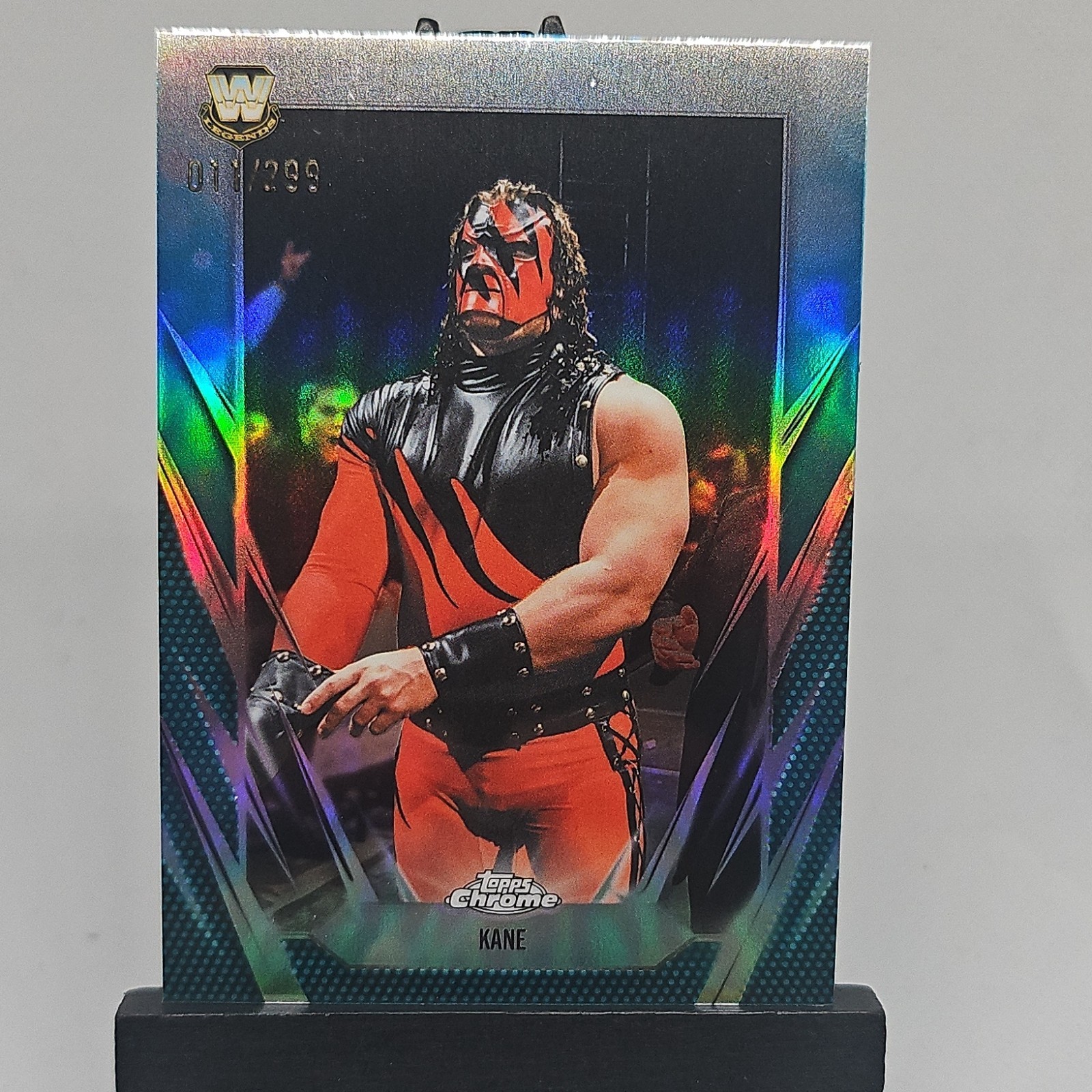 2026 Topps Chrome WWE Kane Teal Refractor /299 #6