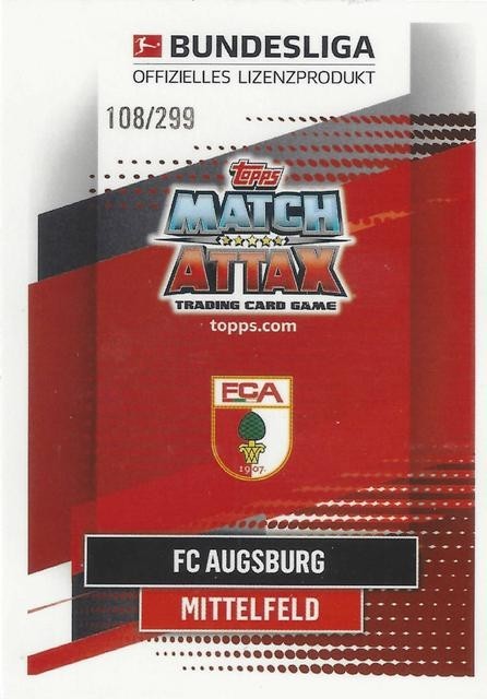 2020-21 Topps Chrome Match Attax Bundesliga Soccer Cards Purple /299 (1 – 10)