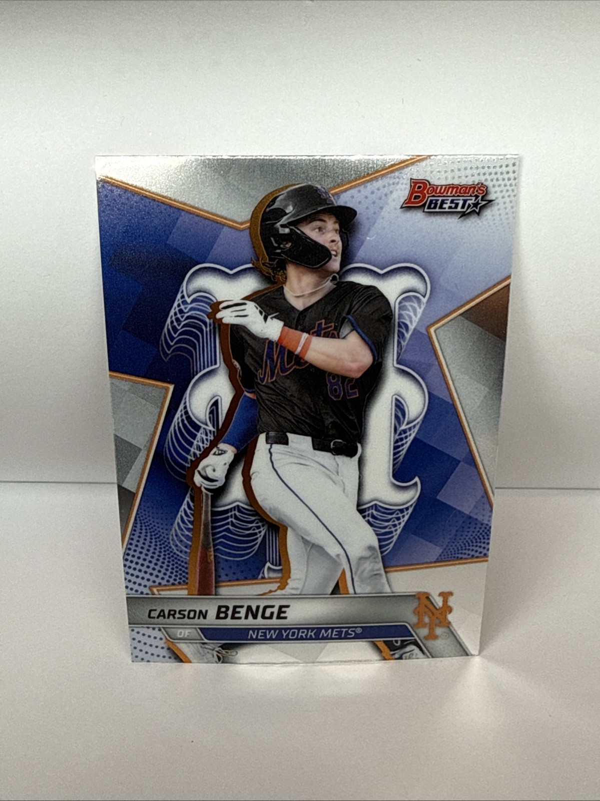 2025 Bowman’s Best Top Prospect Carson Benge New York Mets TP-22 Rookie