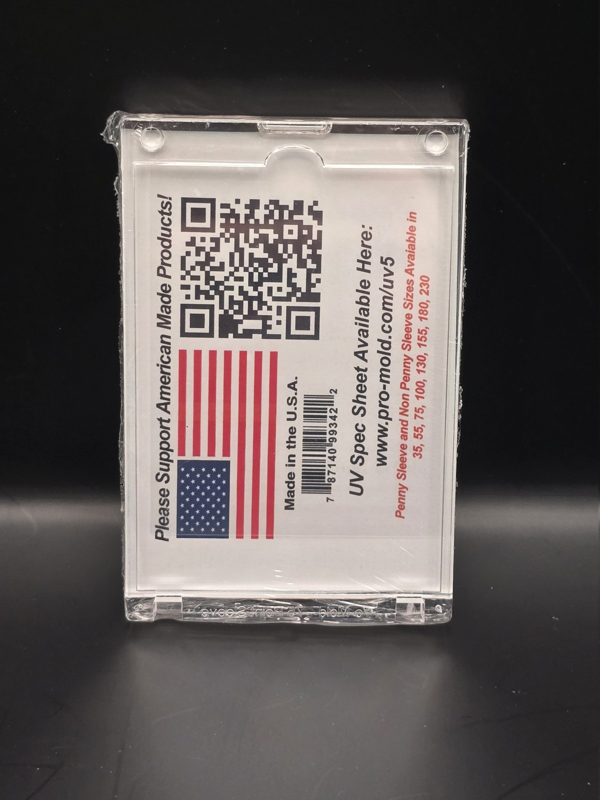 5x Pro Mold 75 Pt. 4th Gen EZ-Snap Card Holders S-Series with Sleeve – USA