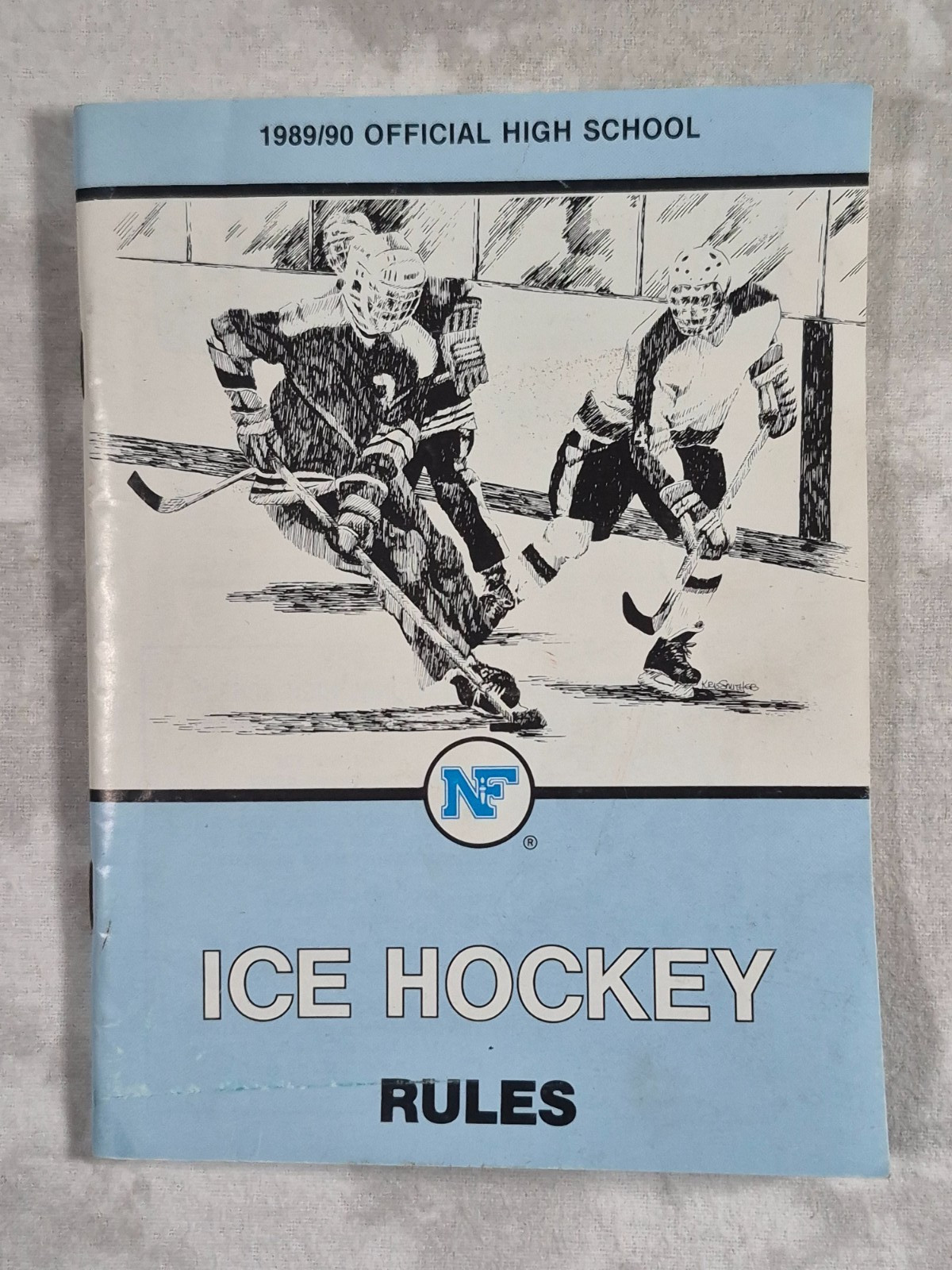 1989/90 Official High School Ice Hockey Rules: Paperback