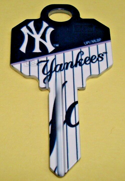 New Schlage 2025 NEW YORK YANKEES MLB House Key Blank Schlage SC1 ILCO