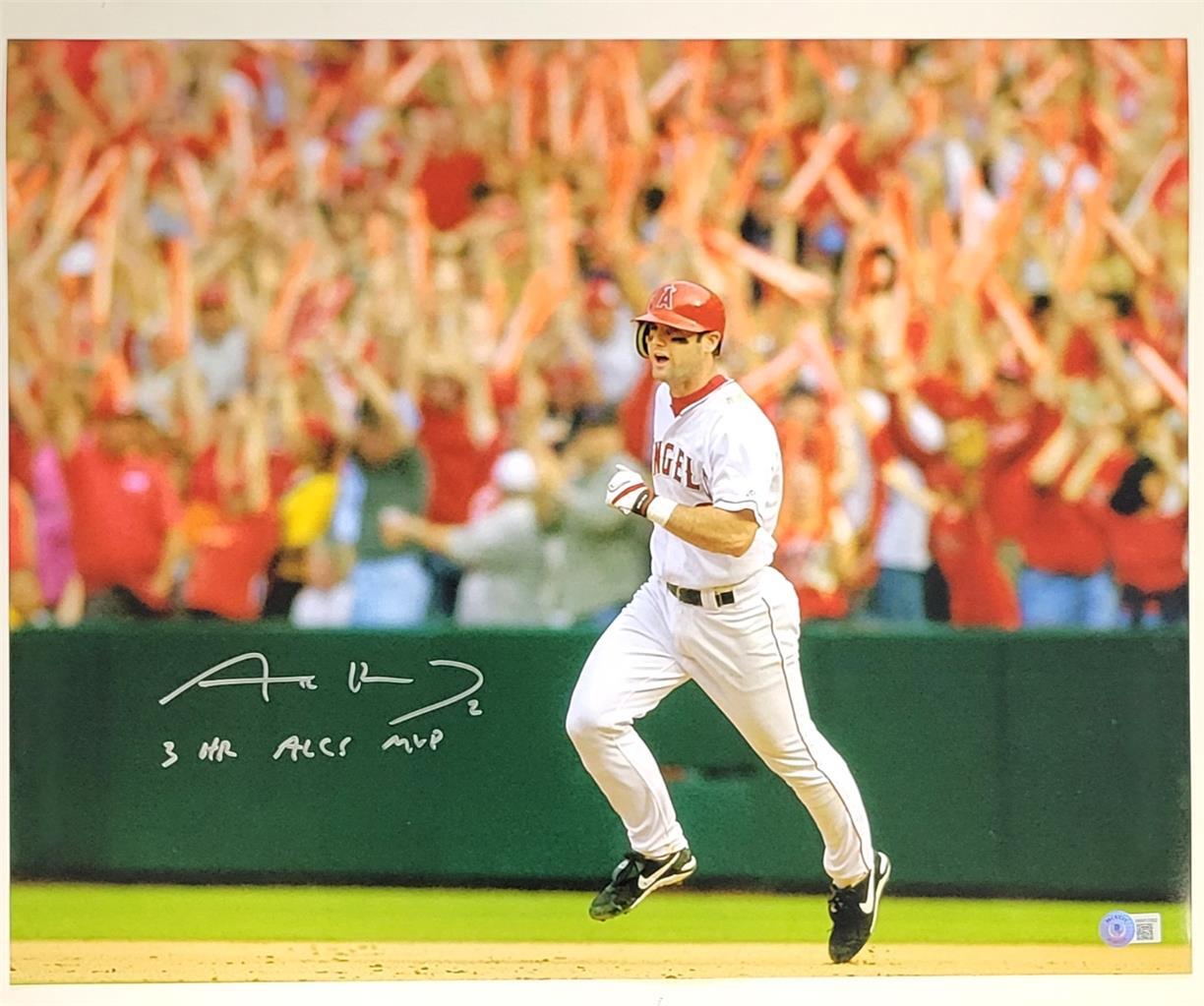 Adam Kennedy signed “3 HR ALCS MVP” Angels 16×20 photo autograph Beckett BAS