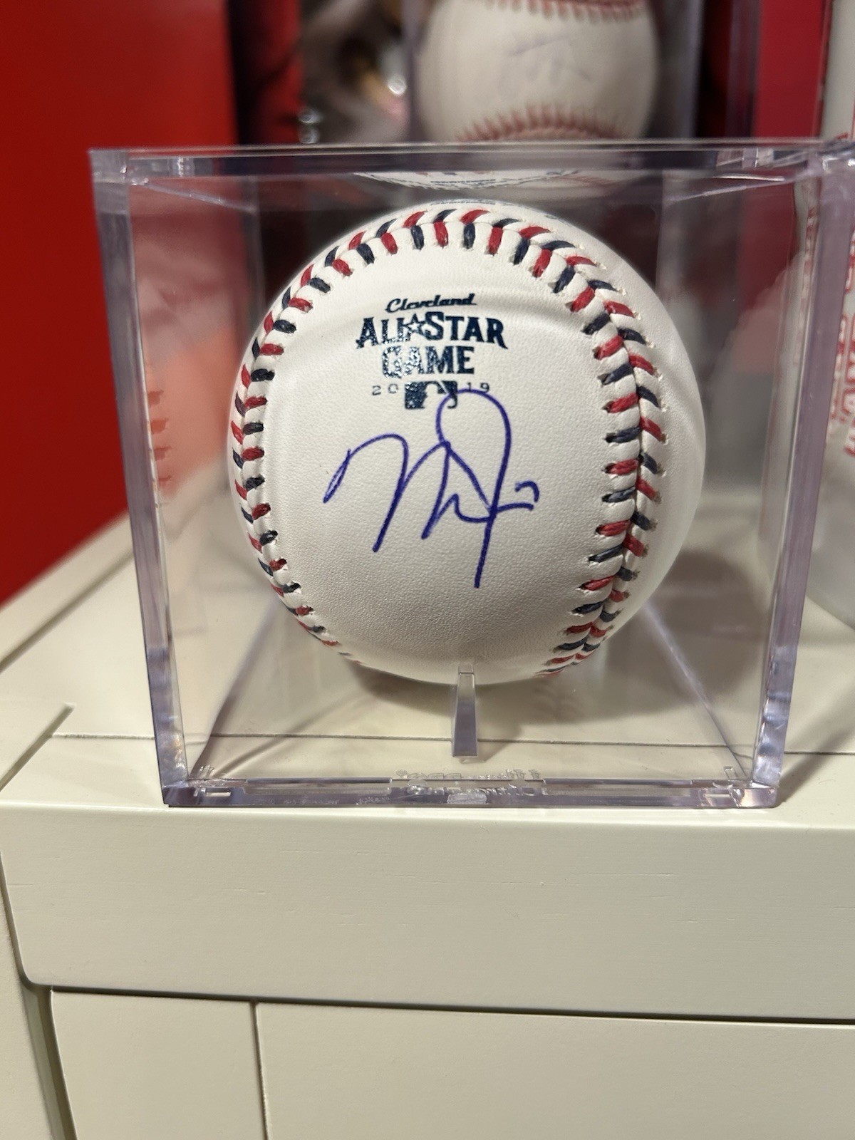 Mike Trout Signed 2019 MLB All-Star Game Baseball Angels MLB authenticated