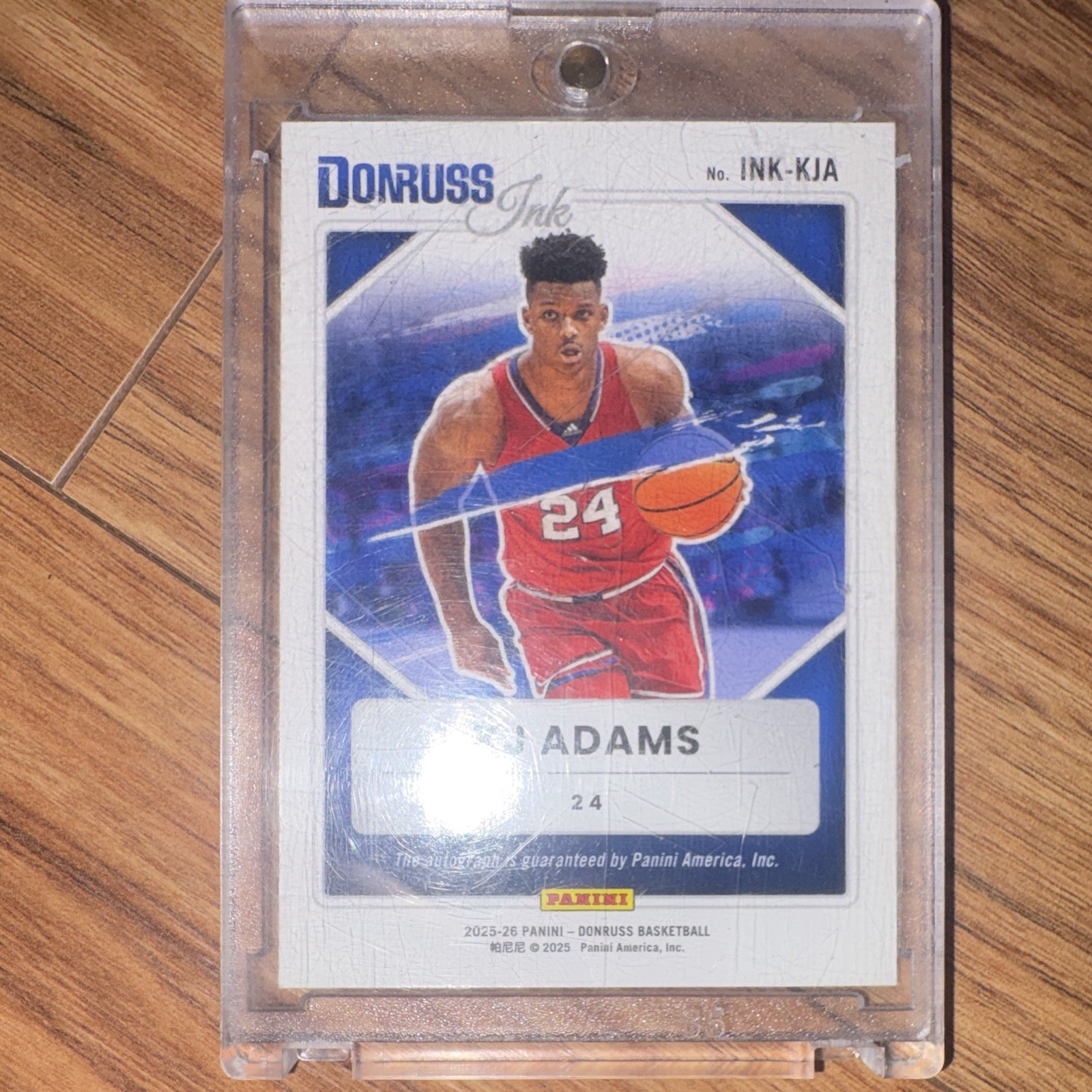 Panini 4-Card Autograph Lot Rookie: Clingan, Graham, KJ Adams, Amar Johnson