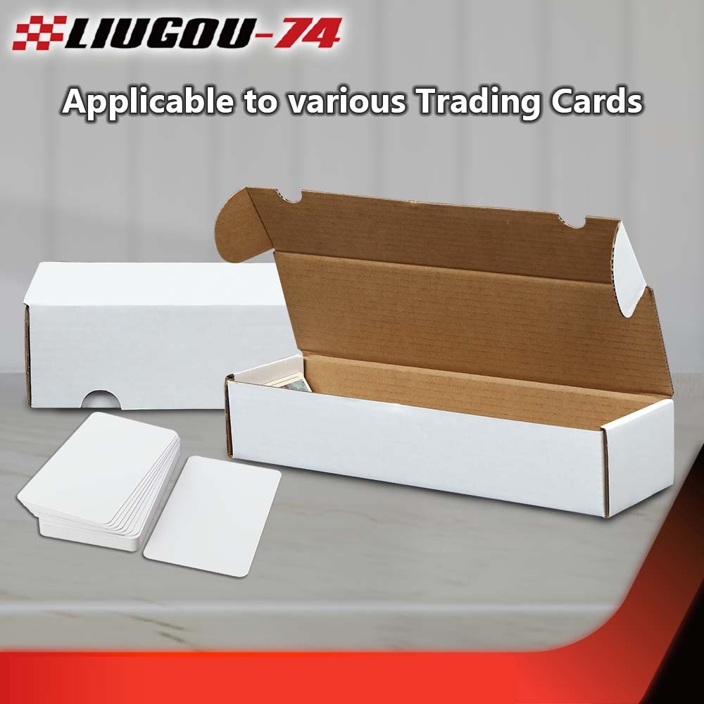 25 Storage Boxes LOT 800 Count Ct Sports Cards Trading White Max Pro Shipping