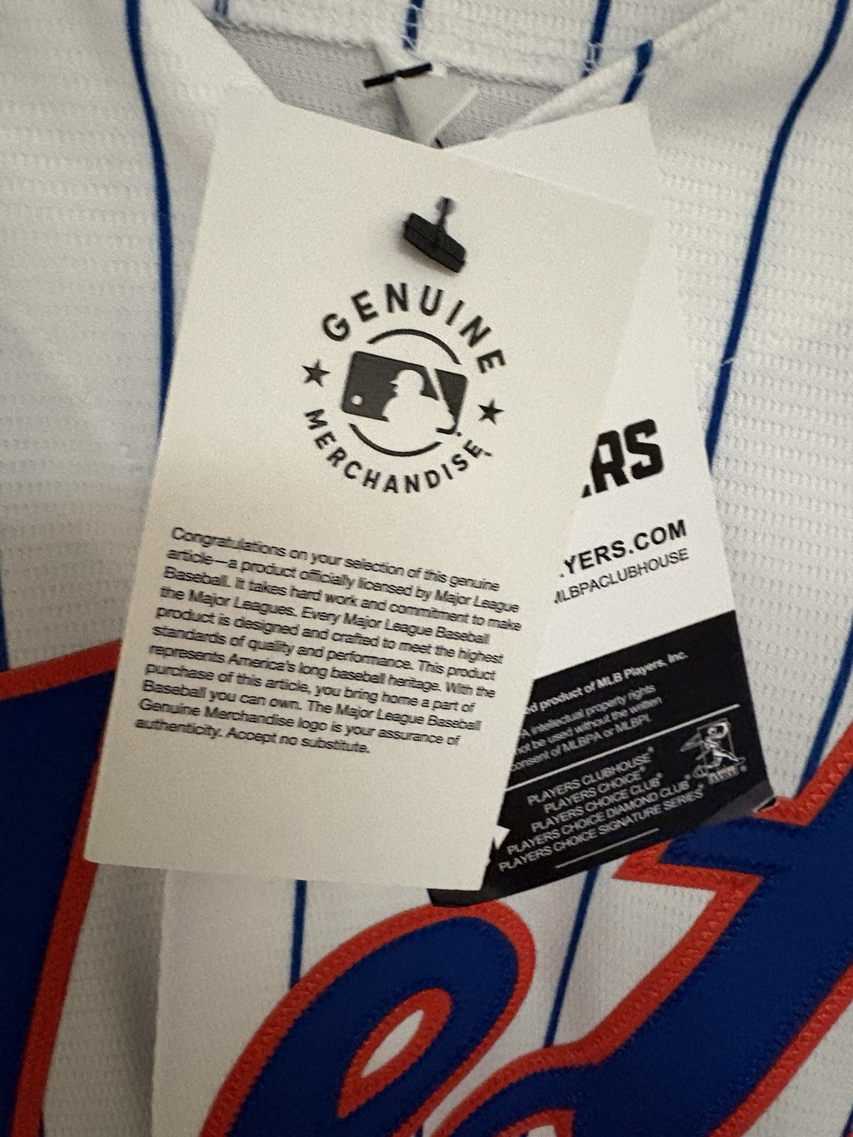 Sean Manaea Authentic NY Mets Jersey 3XL NWT