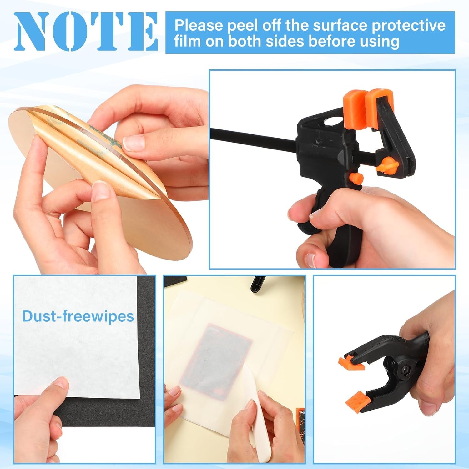 52 Pcs Trade Card Flattening Kit Sports Card Repair Care Cleaning Tools