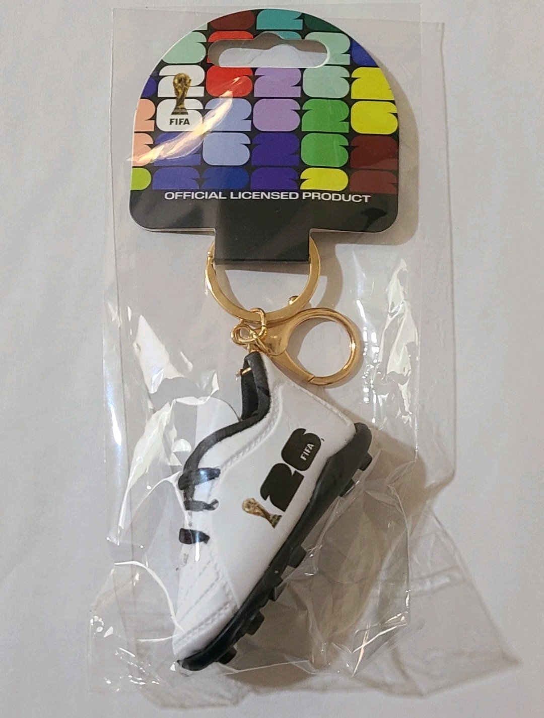 Lot Of 2 – 2026 FIFA World Cup Keychain– Officially Licensed Cleat & Soccer Ball