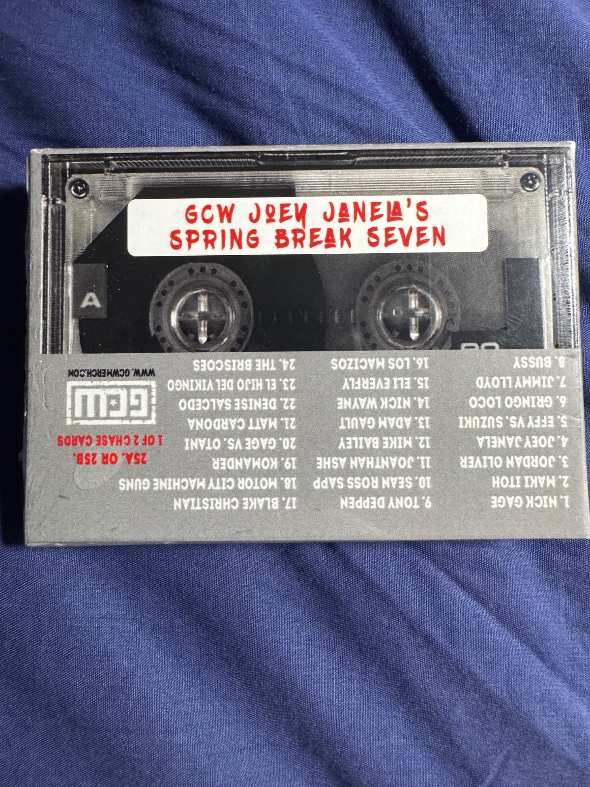 Game Changer Wrestling Joey Janela’s Spring Break 7 Card Set GCW SEALED CARDONA