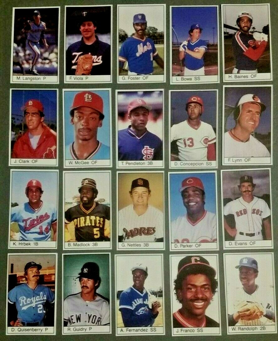 1985 MLB All-Star Game Program Inserts *Pick Your Player* 10+ Items Ship FREE!