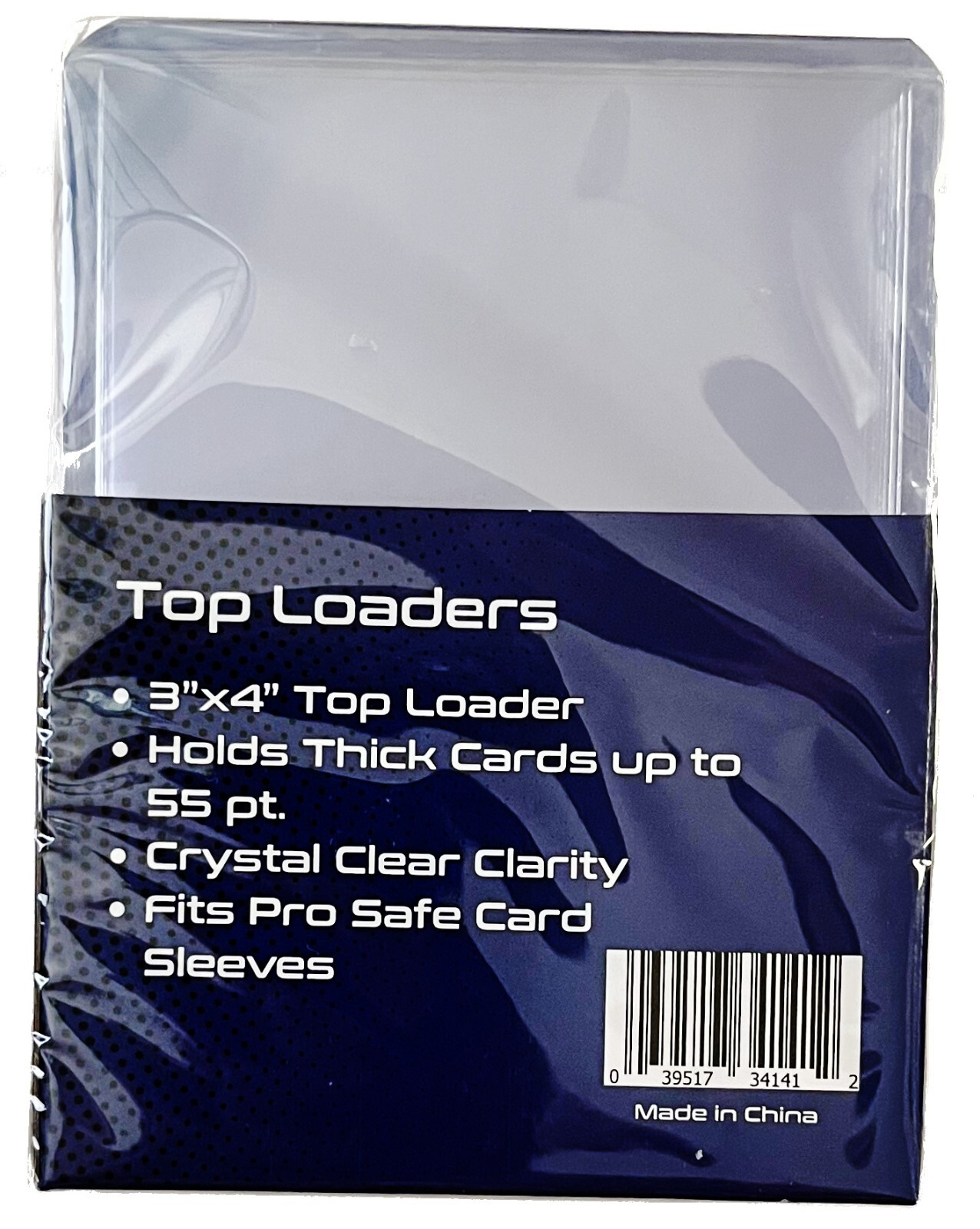 Card Holder, Trading Sports Top Loader Thick 55pt, Regular Size, 100/200/1000